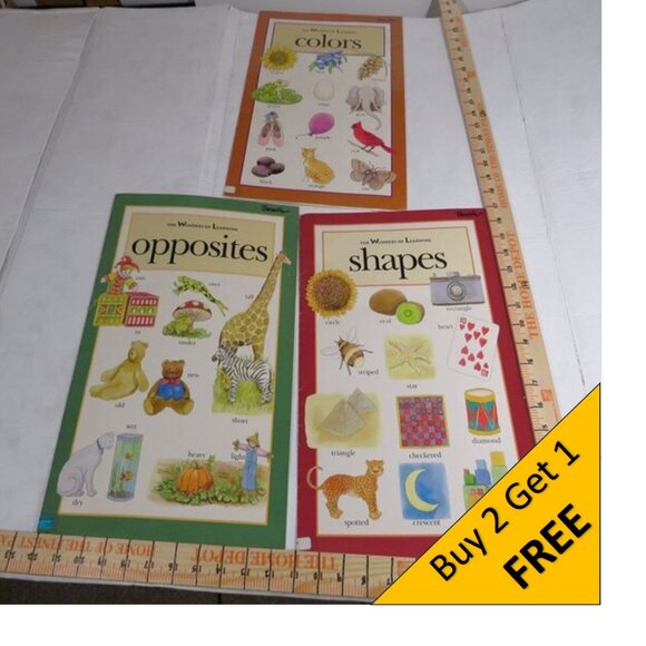 The Wonders of Learning (almost 2 feet tall) set of (3) Books Classroom - Picture 1 of 15